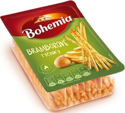 Bohemia Tyčinky bramborové - 85g Bohemia Tyčinky bramborové - 85g Bohemia Tyčinky bramborové - 85g Bohemia Tyčinky bramborové - 80g